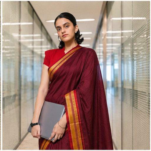 Handwoven Ilkal Cotton Saree from Karnataka – Timeless Heritage Drapes ✨️